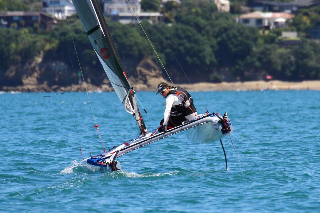 Int. A-Class Catamaran World Championship, Day 5, Takapuna NZInt.  &copy; Richard Gladwell www.photosport.co.nz